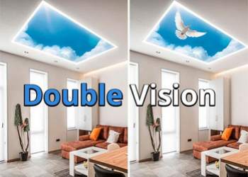 Натяжные потолки Double Vision (Дабл Вижн)